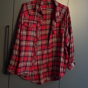 Wild Fable Red Plaid Shirt